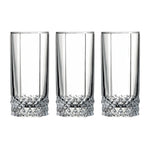 Pasabahce crystal look drinking glasses pack of three