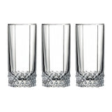 Pasabahce crystal look drinking glasses pack of three